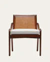 Interlude Home Delray Side Chair In Chestnut, Light Chestnut, Natural
