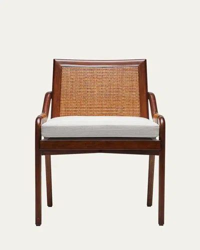 Interlude Home Delray Side Chair In Chestnut, Light Chestnut, Natural