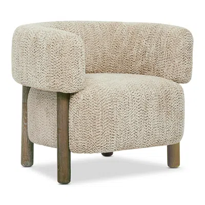 Interlude Home Denison Lounge Chair In Brown