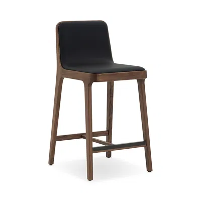 Interlude Home Florent Counter Stool In Black
