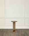 Interlude Home Greggs Drink Table In Brown