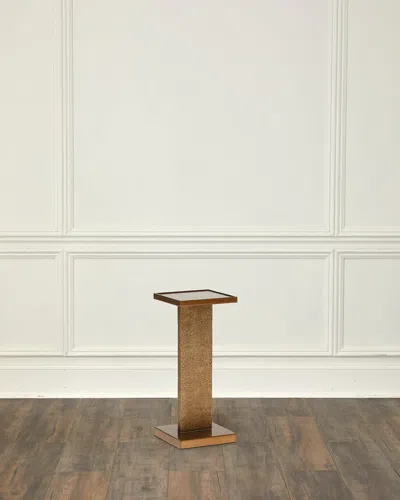 Interlude Home Greggs Drink Table In Golden Bronze