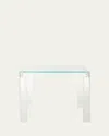 Interlude Home Gwyneth Game Table In Acrylic