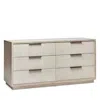 Interlude Home Harperly 6 Drawer Chest In Brown