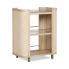Interlude Home Harperly Bar Cart In Neutral