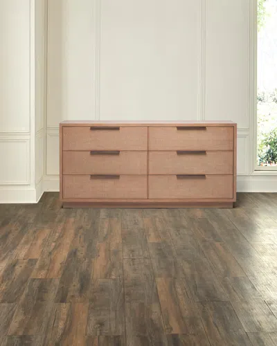 Interlude Home Holmes 6-drawer Chest In Harvest, Vintage Bronze
