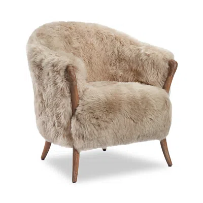 Interlude Home Ilaria Lounge Chair In Brown