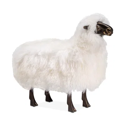 Interlude Home Interlude Sheep Sculpture In White