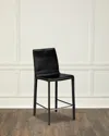 Interlude Home Jada 26" Counter Stool In Black Night