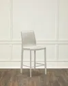 Interlude Home Jada 26" Counter Stool In Winter White