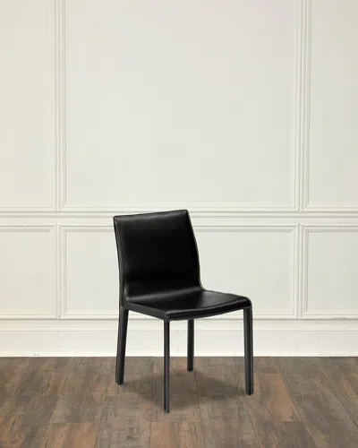 Interlude Home Jada Dining Side Chairs, Set Of 2 In Black Night