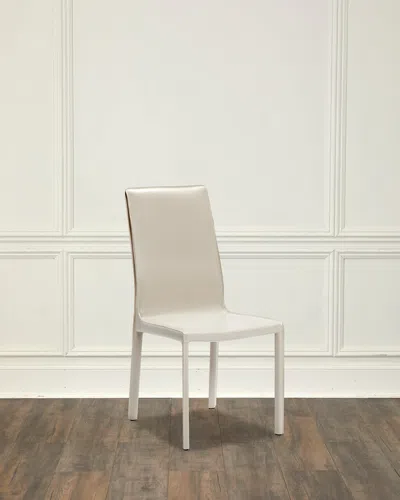 Interlude Home Jada High-back Dining Chairs, Set Of 2 In White