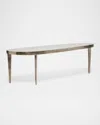 Interlude Home Jan Large Cocktail Table In Bronze