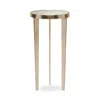 Interlude Home Jan Round Drink Table In Gold