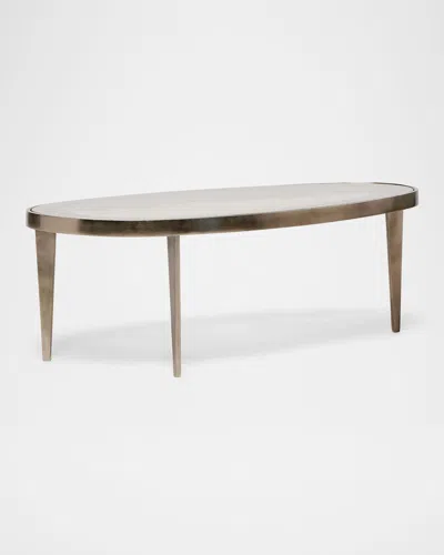 Interlude Home Jan Small Cocktail Table In Bronze