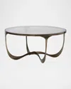 Interlude Home Juniper Cocktail Table In Metallic