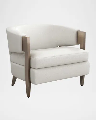 Interlude Home Kelsey Chair In White
