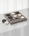 Interlude Home Knox Tic Tac Toe Set In Gray