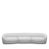 Interlude Home Lars Sectional Sofa In Gray