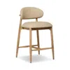 Interlude Home Liam Counter Stool In Neutral