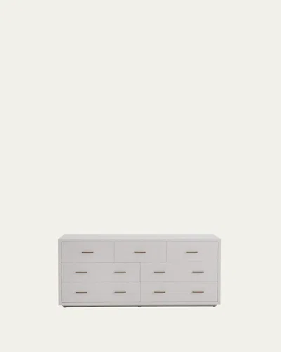 Interlude Home Livia 7-drawer Dresser In Gray