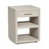 Interlude Home Livia Small Bedside Chest In Neutral