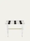Interlude Home Ritz Luggage Stand In Cl/chny Br/bl