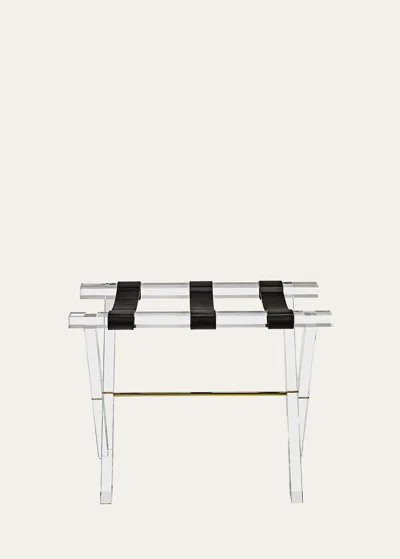 Interlude Home Ritz Luggage Stand In Cl/chny Br/bl