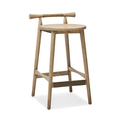Interlude Home Madeira Counter Stool In Neutral