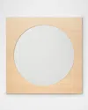 Interlude Home Mila 40" Square Wall Mirror In Saddle