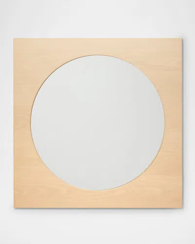 Interlude Home Mila 40" Square Wall Mirror In Saddle