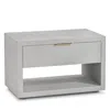 Interlude Home Montaigne Bedside Chest In Gray