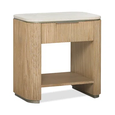 Interlude Home Morrison Bedside Chest In Brown