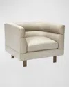 Interlude Home Ornette Chair In Ecru