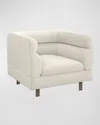 Interlude Home Ornette Chair In Pearl