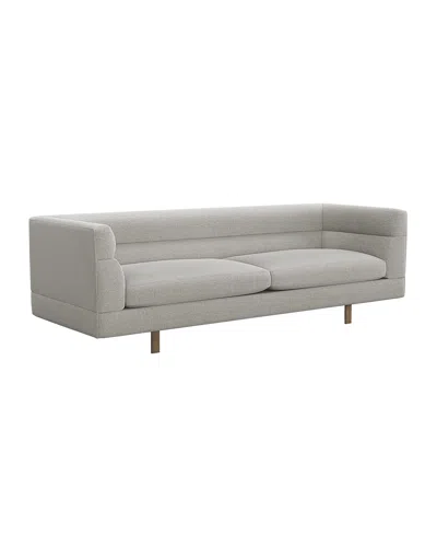 Interlude Home Ornette Sofa 91" In Gray
