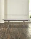 Interlude Home Osprey Dining Table With Leaf In Gray