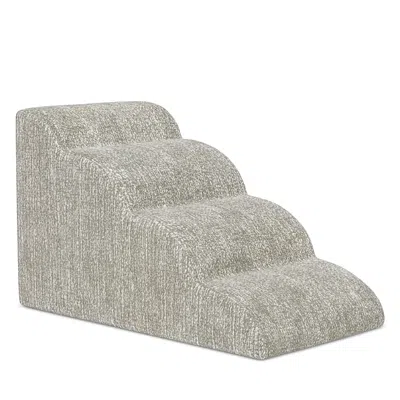 Interlude Home Piper 4 Step Pet Stairs In Gray