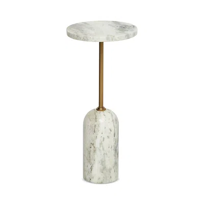Interlude Home Pren Drink Table In Gray