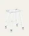 Interlude Home Reva Counter Stool In Transparent