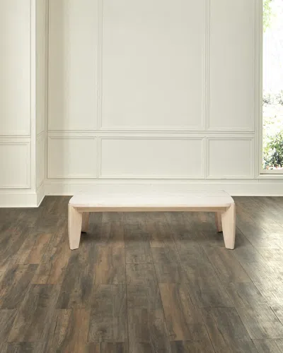 Interlude Home Rocco Travertine Cocktail Table