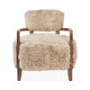 Interlude Home Royce Lounge Chair In Brown