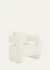 Interlude Home Scillia Boucle Chair In Foam