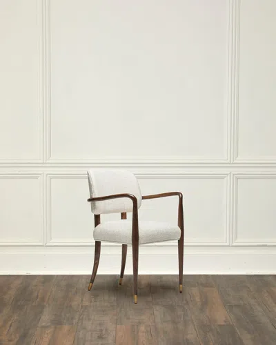 Interlude Home Serafina Arm Chair In Brown
