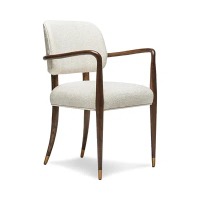 Interlude Home Serafina Arm Chair In White