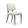 Interlude Home Serafina Side Chair In White
