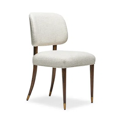 Interlude Home Serafina Side Chair In White