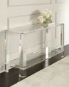 Interlude Home Landis Acrylic Console Table In Acrylic