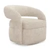 Interlude Home Targa Swivel Chair In Neutral