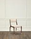 Interlude Home Tate Vegan Leather Dining Side Chairs, Set Of 2 In Cream Latte